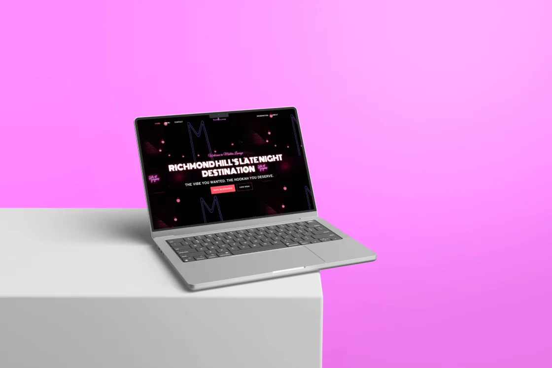 Richmond Hill Shisha Bar Website Design