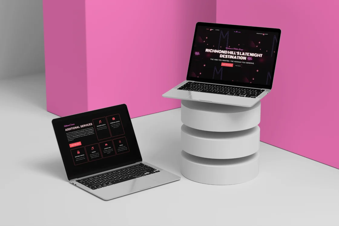 Richmond Hill Shisha Bar Website Design