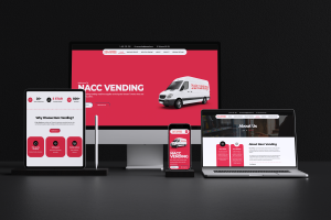 Website Design for Vending Machine Business